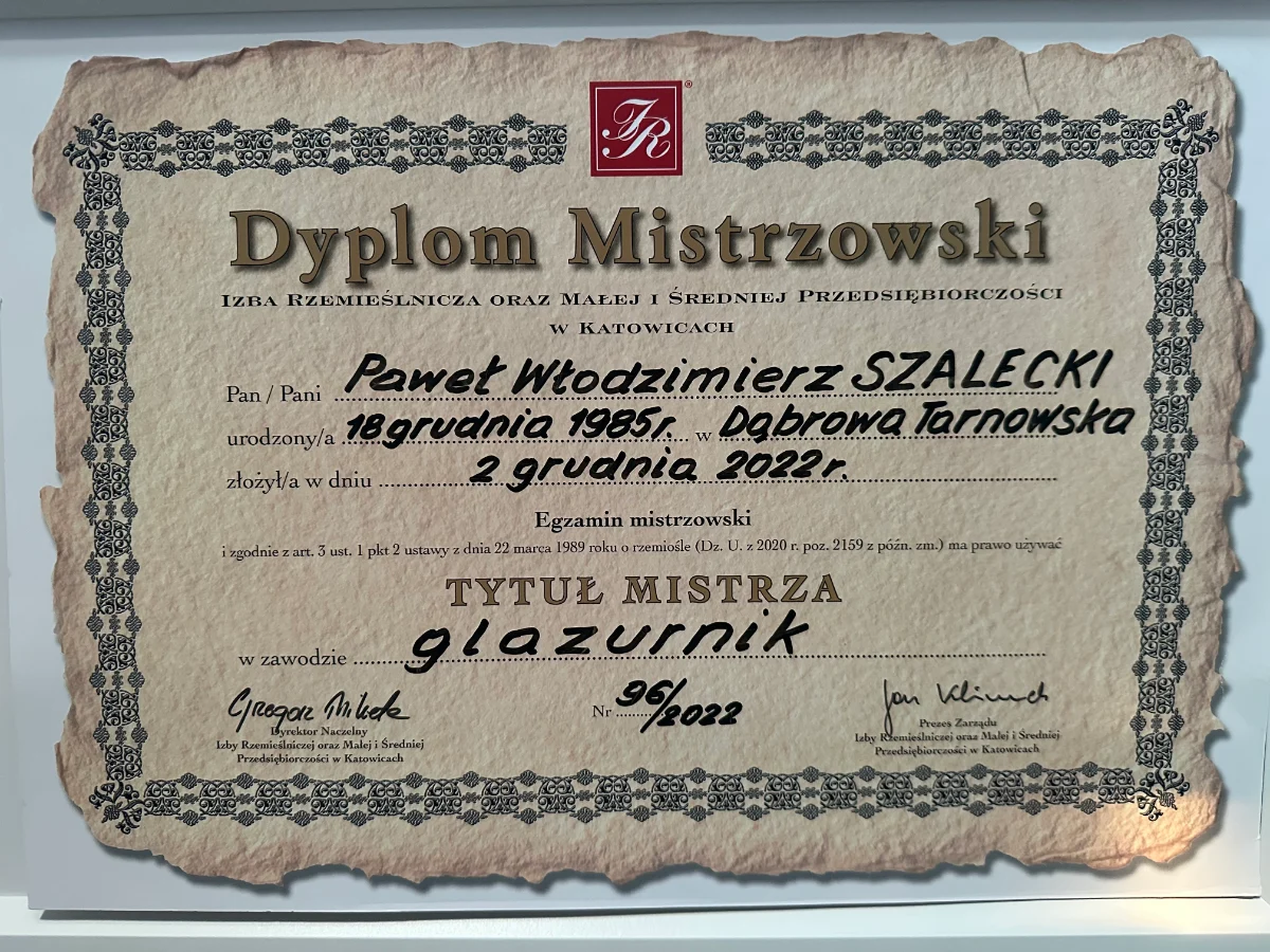 Paweł Szalecki’s master craftsman diploma in tiling — LOFTBAU